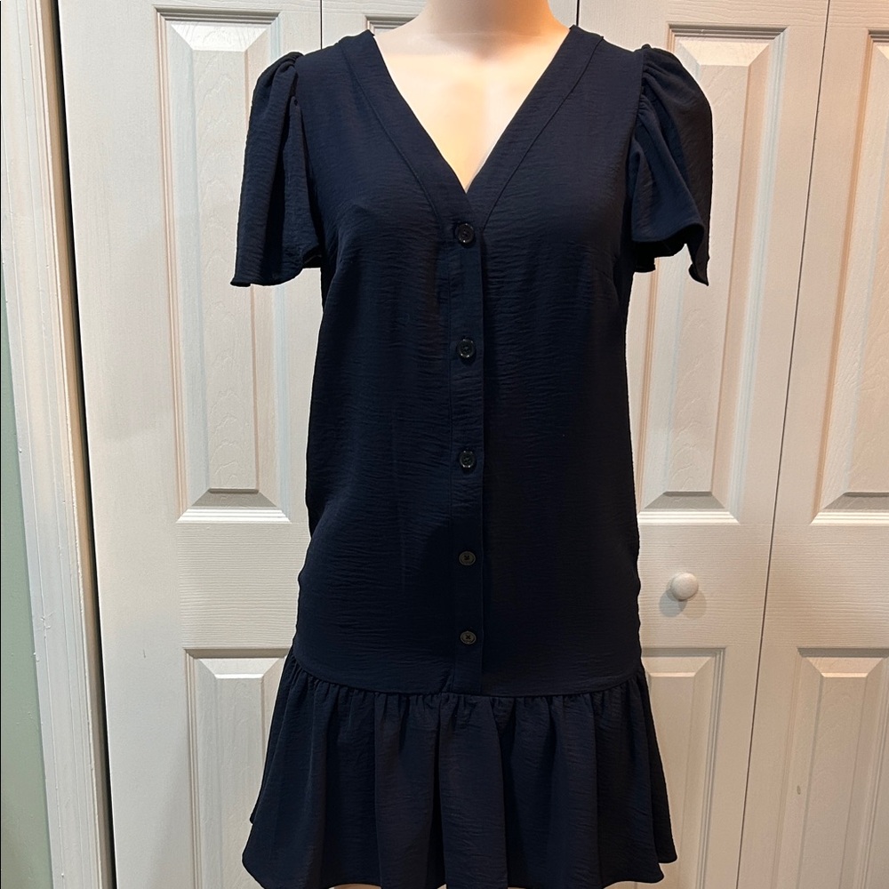 DKNY Navy Women's Dress Label Close-Up